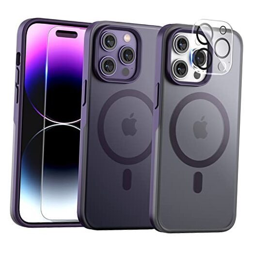 [5 in 1 Magnetic Case for iPhone 14 Pro Max [Military Grade Drop Protection]
