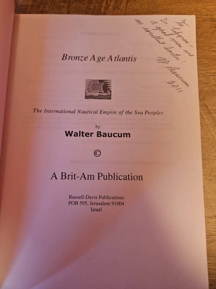*RARE* Bronze Age Atlantis-The International Nautical Empire Of The Sea Peoples - Image 2 of 4