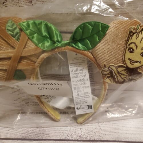 Disney I Am Groot Ears Headband- Groot Marvel Guardians of the Galaxy SEALED NEW - Picture 1 of 11