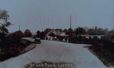 PRINT 10" X 7"  TRUNK POND CORNER TADLEY HAMPSHIRE - NOW SWIMMING POOL ROUNDABOU