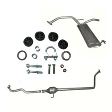 Auspuff + Montagezubehör fur Citroen C1  Peugeot  108 Toyota Aygo  ab 04/2014