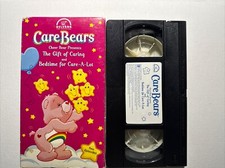 VHS Care Bears:Cheer Bear Presents The Gift Of Caring And Bedtime For Care-a-lot
