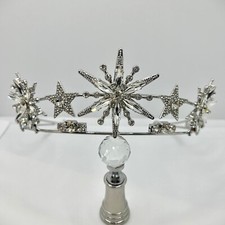 Exclusive handmade tiara with crystal stars tiara with crystal stars