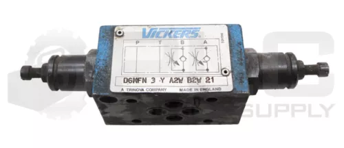 VICKERS DGMFN 3 Y A2W B2W 21 HYDRAULIC FLOW CONTROL VALVE