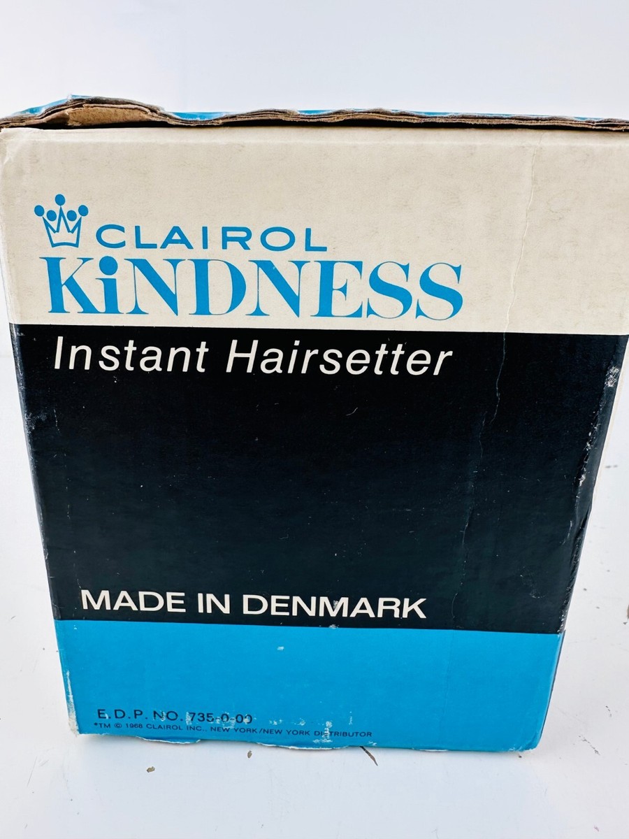 Vintage 1968 Clairol Kindness Instant Hairsetter NOS In Box