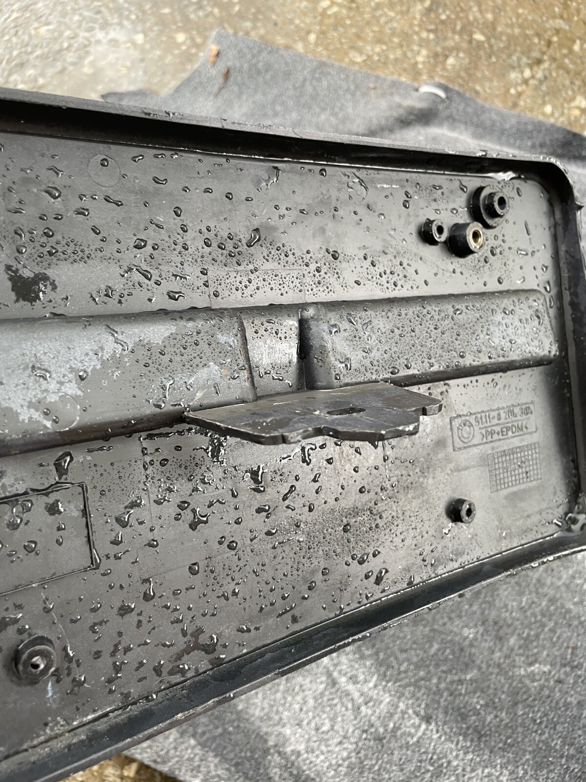 BMW E46 Coupe Front Bumper License Plate Holder 8204364 for sale  