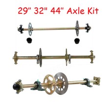 29/32/44'' inch Rear Axle Kit for Go Kart ATV Quad E-bike Bicycles Coolster Golf