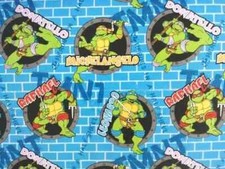 teenage mutant ninja turtles fun fabric 11 x 9 inch 1pc new