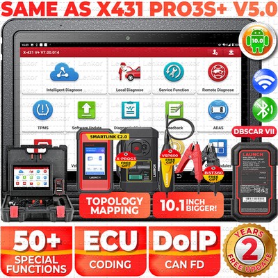 LAUNCH X431 V+ 5.0 PRO3S+ & SmartLink C HD3 Heavy Duty Truck Diagnostic Scanner