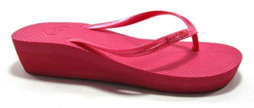 Infradito Ciabatte Donna Ragazza con Suola Zeppa in Gomma Alti da Mare  Spiaggia | eBay