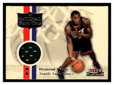 2001 Fleer Platinum Basketball #NNO Desmond Mason       BA16