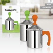 x Sbattitore Schiumatore Schiuma Latte Caffè Bevande Cappuccino Mixer 800ml idea