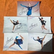Anna Shcherbakova Ania Autographed Signed Photo Autographs figure skating 2024Y