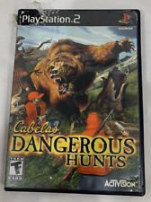 Cabela's Dangerous Hunts (Sony PlayStation 2, 2003) Tested No Manual