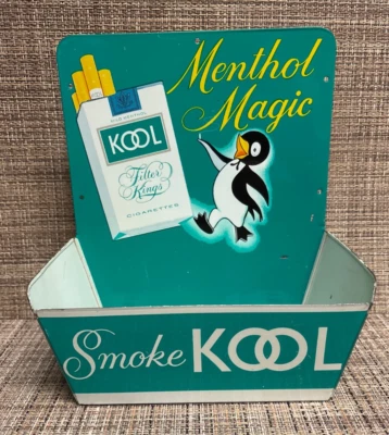 値下げ!!【希少・ヴィンテージ】 Kool タバコディスプレイ ペンギンデザイン Kool Penguin Indiana Collectible Tobacco Signs for sale | eBay