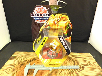 Bakugan Evolutions Geogan Titan King Baku-Action Figure with Cards Spin Master