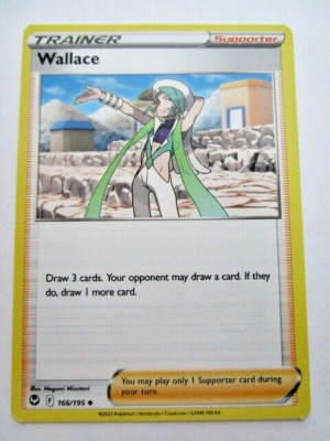 Pokémon Wallace 166/195 Uncommon Silver Tempest Near Mint!!