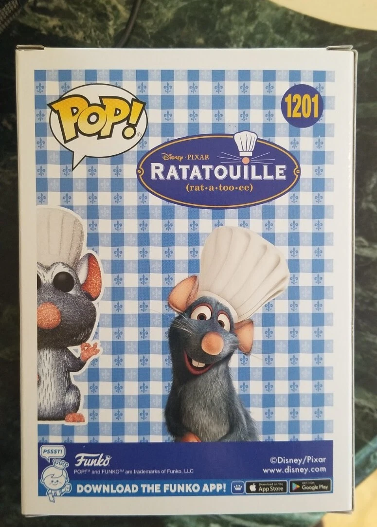 RATATOUILLE POP! DISNEY VINYL FIGURINES REMY FLOCKED CHASE 9 CM