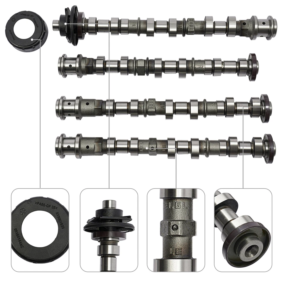 4PC Engine Camshaft For 2011-18 Dodge Chrysler, Grand Caravan,Chrysler 300 3.6l - Image 3 of 4