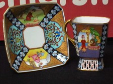 HEREND PERSIANO 2 PEZZI CAFFE' MAZZO SFARZOSO 1 SCELTA MASTER PIECE SANDORNE