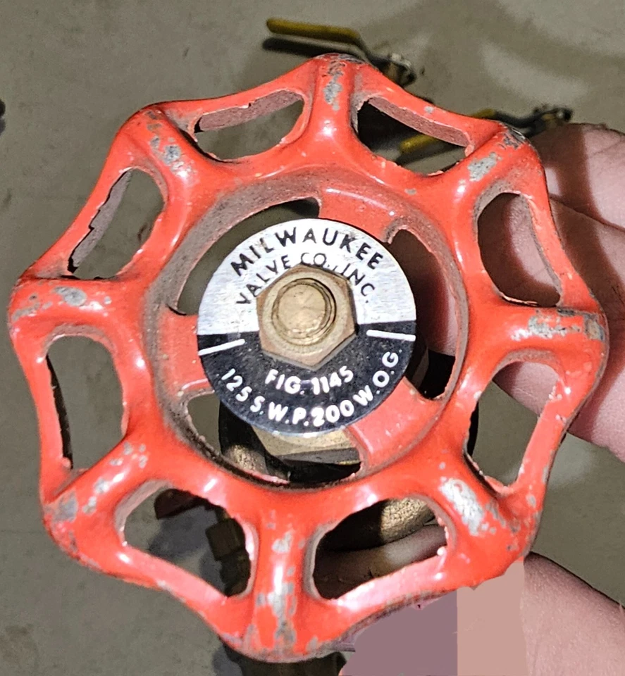 1/2" Milwaukee 125# FIG 1145 Sweat Brass Gate Valve, Non-Rising Stem - Image 3 of 3