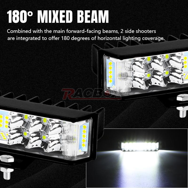 1X 6inch LED Work Light Bar Flood Spot Driving Fog... - Grandado 1X 6inch LED Work Light Bar Flood Spot Driving Fog... - Grandado