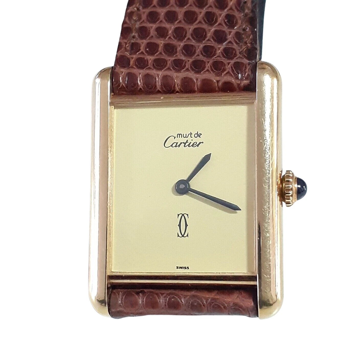 Cartier Must de Cartier 21 - 28 mm, Yellow Gold for sale | eBay