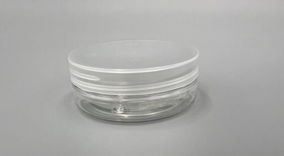 Jars Plastic Storage Containers Clear PET Screw Top Lids 50 ml | 100 qty
