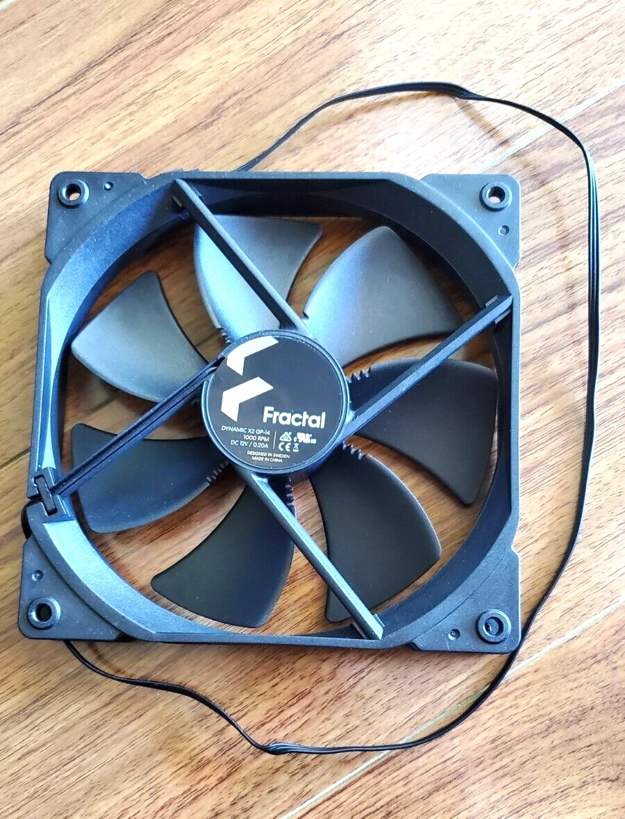 Design Dynamic X2 GP-14 Black 140mm 68.4 CFM 18.9 DB silent case fan | eBay