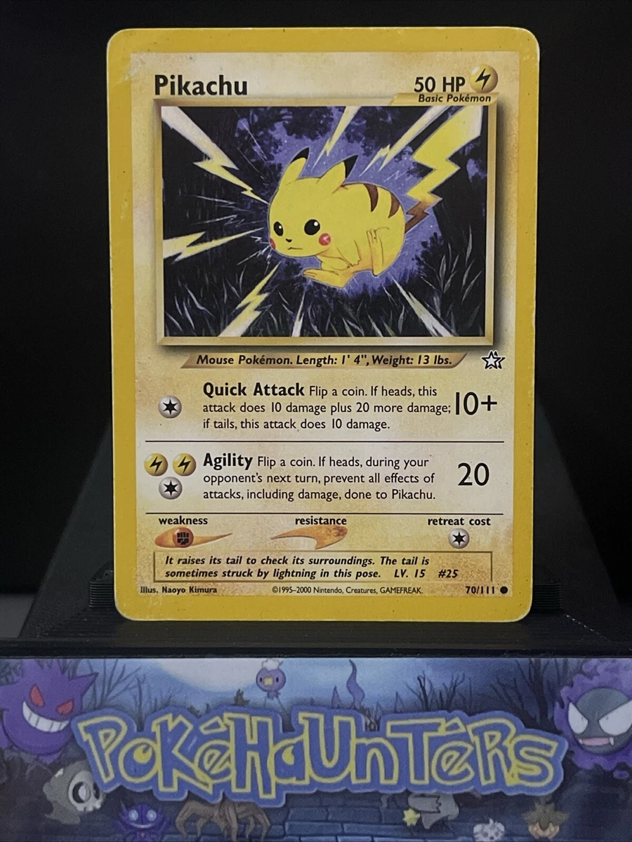 中古】トレカ ポケモンカードneo PIKACHU the MOVIE 2000 公式認定