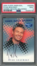 Ryan Seacrest 2004 Fleer American Idol ON CARD AUTO RC Graded PSA 9 MINT Rookie