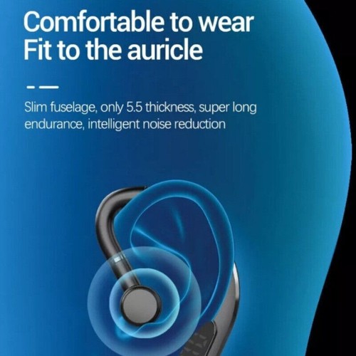 Earbuds Wireless Stereo Handsfree Headset Earphone for Bluetooth Cell Phone - Picture 5 of 10