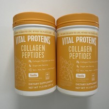  2 Vital Proteins Collagen Peptide Vanilla 11.5oz Exp. 01/2027