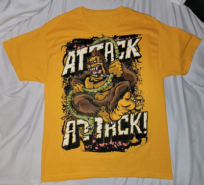 Attack Attack! Music For Lovers Yellow T-Shirt Cotton Full Size BL43