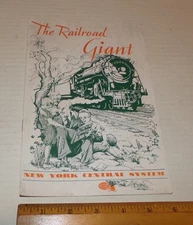 1935 The Railroad Giant Booklet New York Central System Commodore Vanderbilt