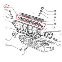 Dichtung Ventildeckel Fiat Croma Lancia Delta Original 7701853