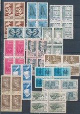 XE79534 Brasil bloques temáticos mixtos de 4 MNH