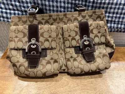 超美品【Coach】Soho Signature Accessory Poach 買蔵楽天 Coach Soho Signature Accessory Poach y2k 【公式通販】
