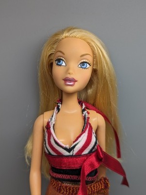 Barbie My Scene Wave 1 First Edition Mattel 2002 Belly Chain Earrings
