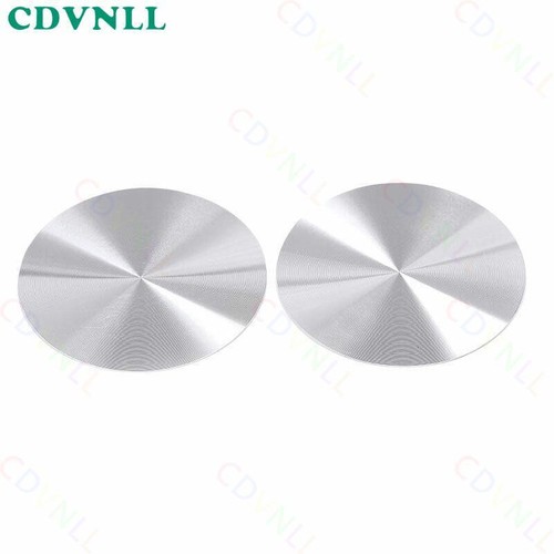 For Benz GLE GLS 2016-2019 Silver Steel Central Console Water Cup Pad Cover 2PCS - Foto 2 di 7