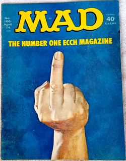 MAD Magazine #166 Apr 1974! FINE ! 6.5! SUPER TIGHT FINGER Issue! $0.99 Start!