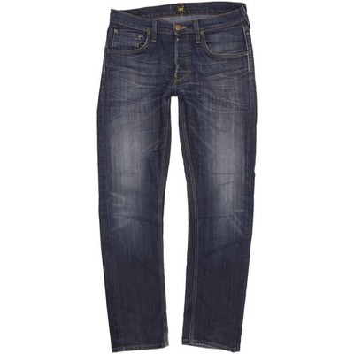Lee Herren Jeans blau Straight Regular Stretch W32 L32 (106496)