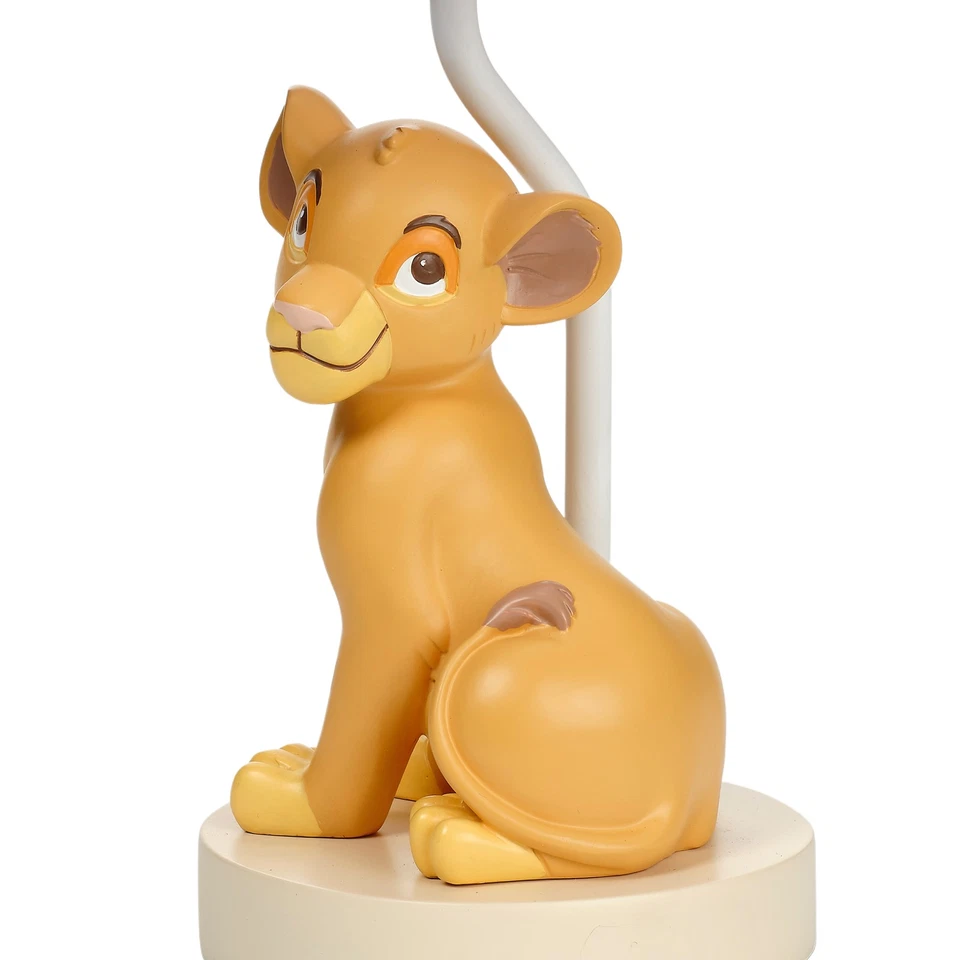 Abajur personalizado pintado à mão Lambs & Ivy Disney bebê rei leão safári com abajur - Imagem 3 de 4