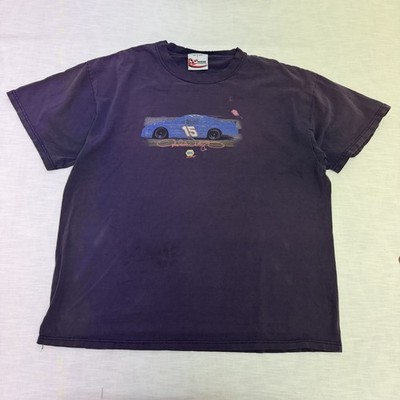 NASCAR Vintage 90s Darrell Waltrip Herren Motorsport Racing USA T-Shirt Gr. L