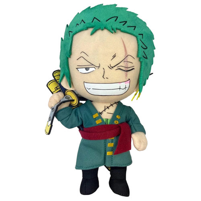 #ad Official Licensed One Piece Roronoa Zoro 8quot; Plush Roronoa Suffed Toy One Piece $27.99