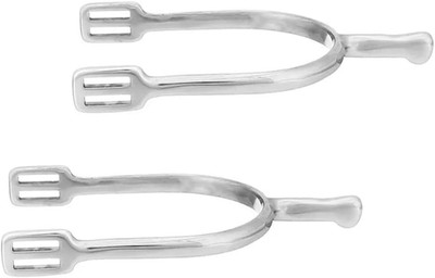 Centaur Stainless Steel Ladies' 7/8 in Knob End Spurs Riding Horse Equestrian Ac