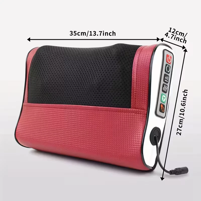 Masajeador eléctrico Shiatsu cuello hombro espalda tejido profundo amasado alivio del dolor Foto 3 de 4