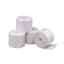ICONEX 05212 Direct Thermal Printing Thermal Paper Rolls, 2.25 x 165 ft, White,
