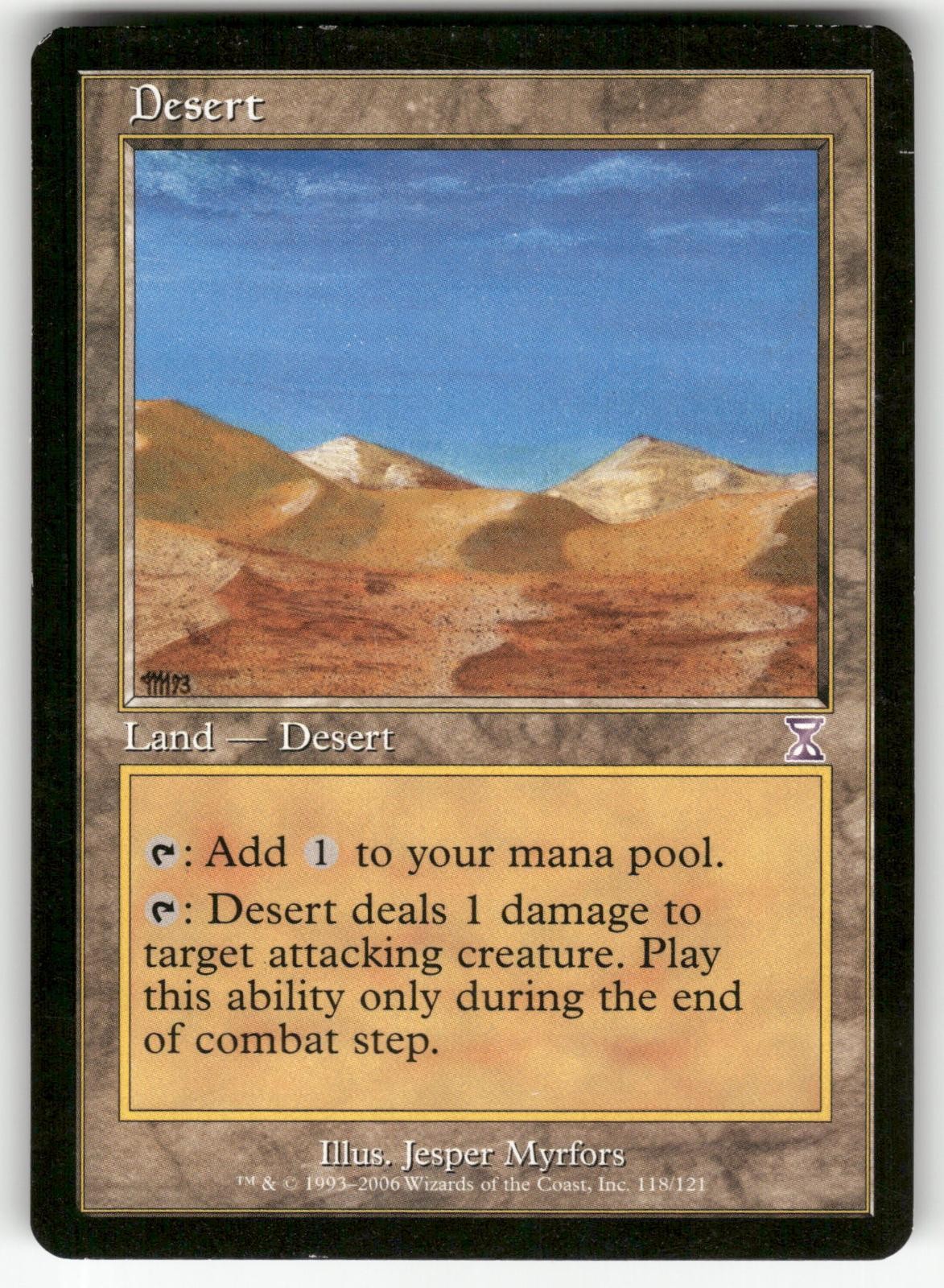 Desert 118 Special Timeshifted Magic: The Gathering Lightly Played