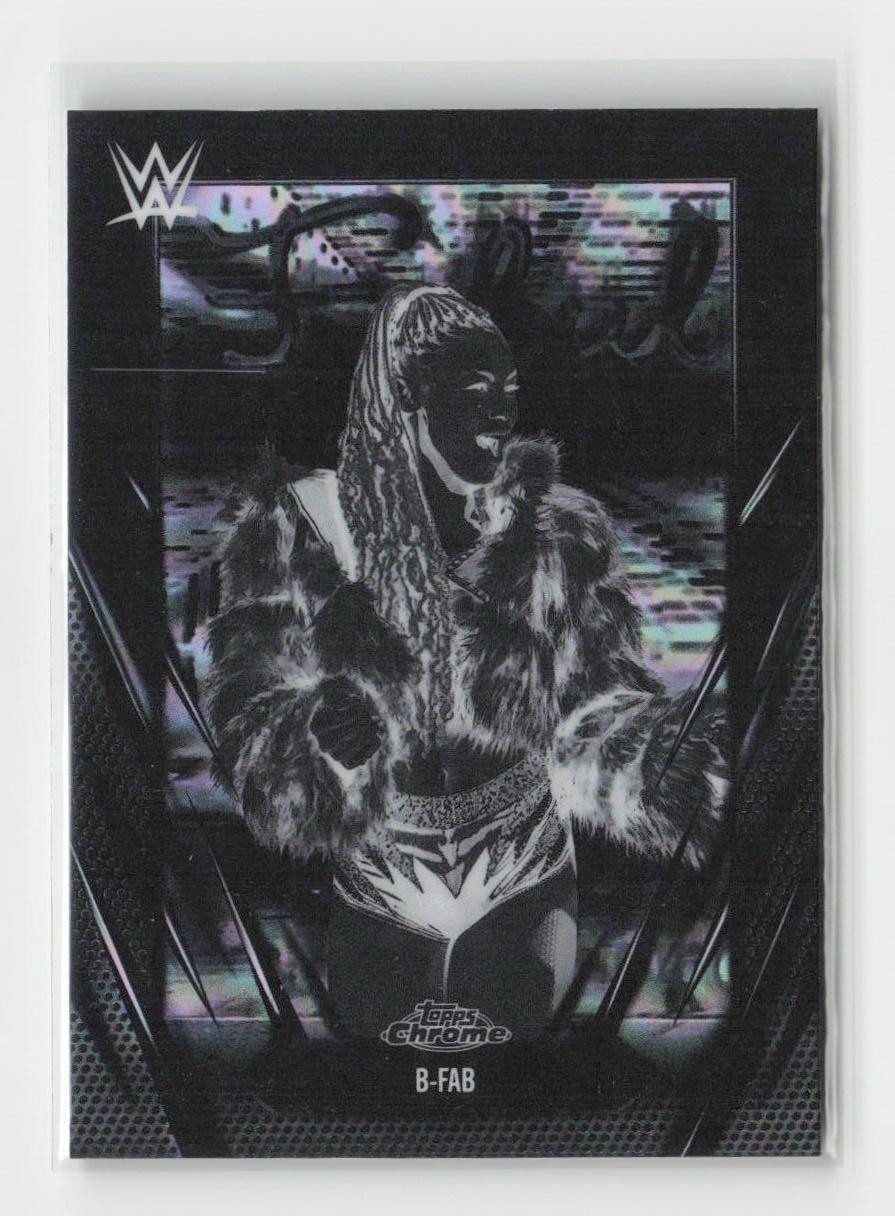 2026 Topps Chrome WWE Negative Refractor #143 B-Fab